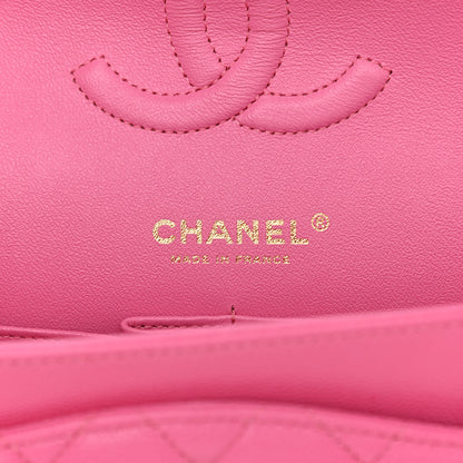 Chanel Caviar Quilted Medium Double Flap Pink 6 of 10