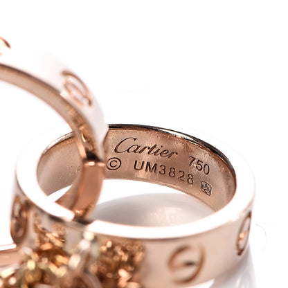 Cartier 18K Pink Gold Interlocking LOVE Necklace 5 of 5