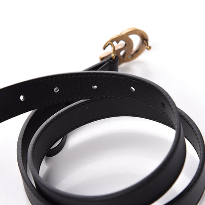 Gucci Calfskin Double G 20mm Belt 70 28 Black 5 of 6