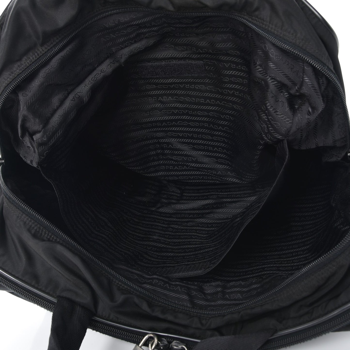 Tessuto Nylon Travel Bag Nero Black