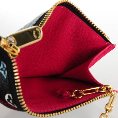 Louis Vuitton Monogram Multicolor Key Pouch Black Grenade 7 of 7