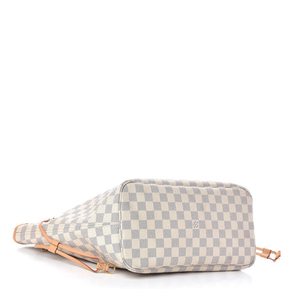 Louis Vuitton Damier Azur Neo Neverfull MM Rose Ballerine 5 of 12