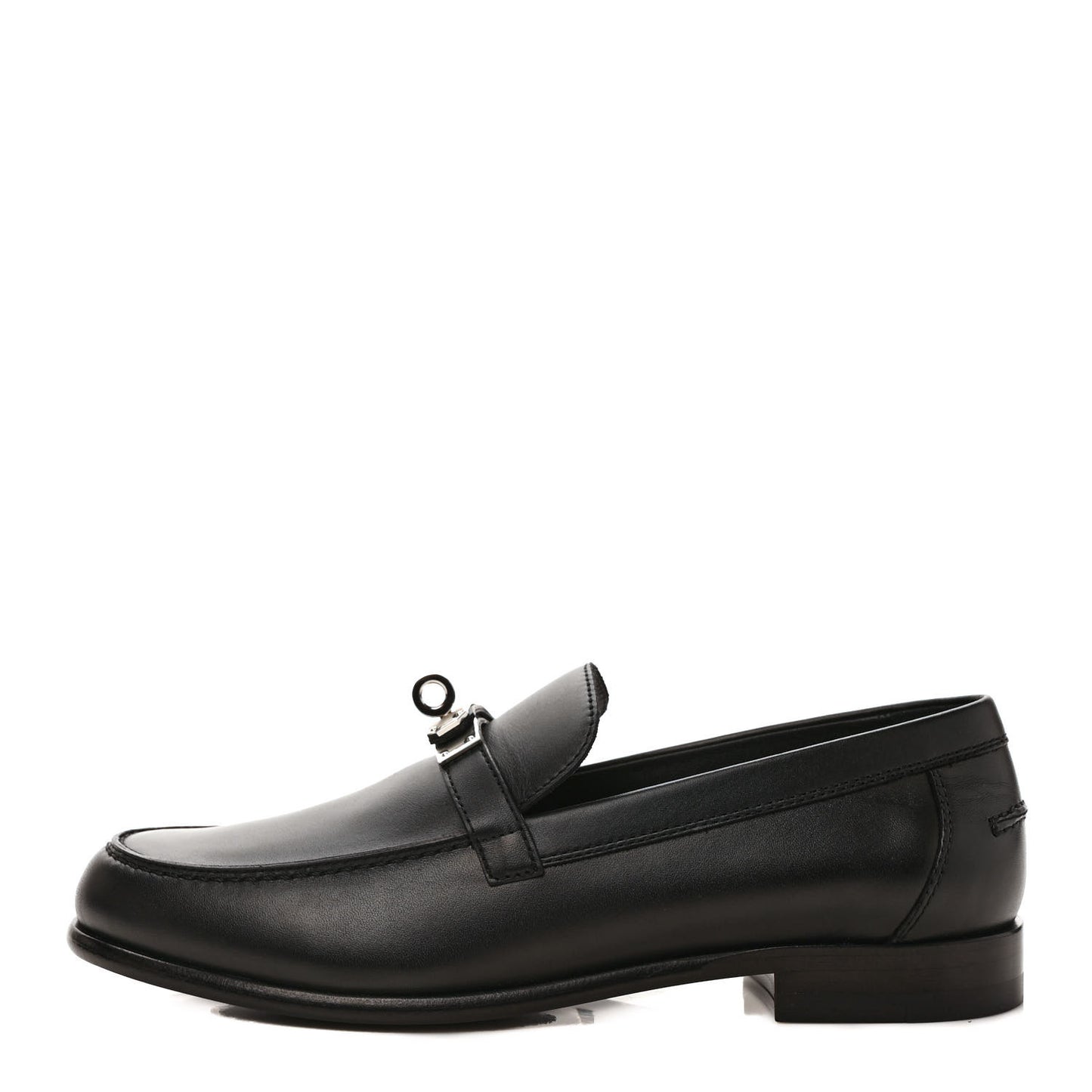 Calfskin Womens Destin Loafers 37 Black