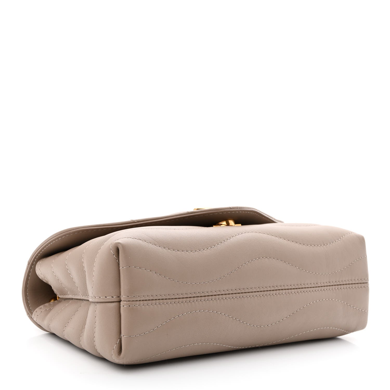 Louis Vuitton Calfskin LV New Wave Chain Bag Taupe 4 of 9