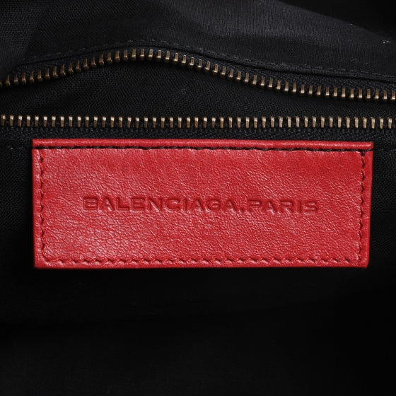 Agneau Classic Hardware Polly Tote Coquelicot