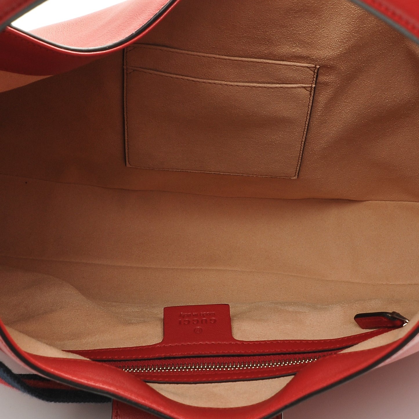 Calfskin Web Large Dionysus Hobo Red