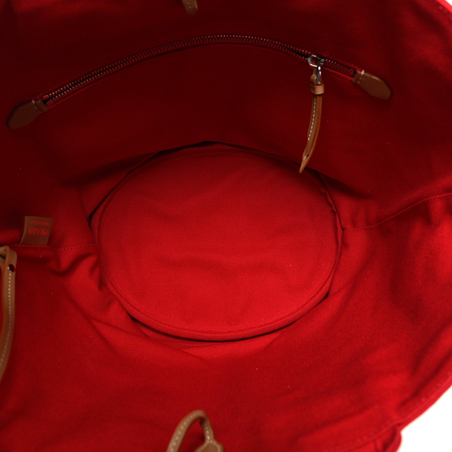 Canapa Small Shopping Tote Rosso