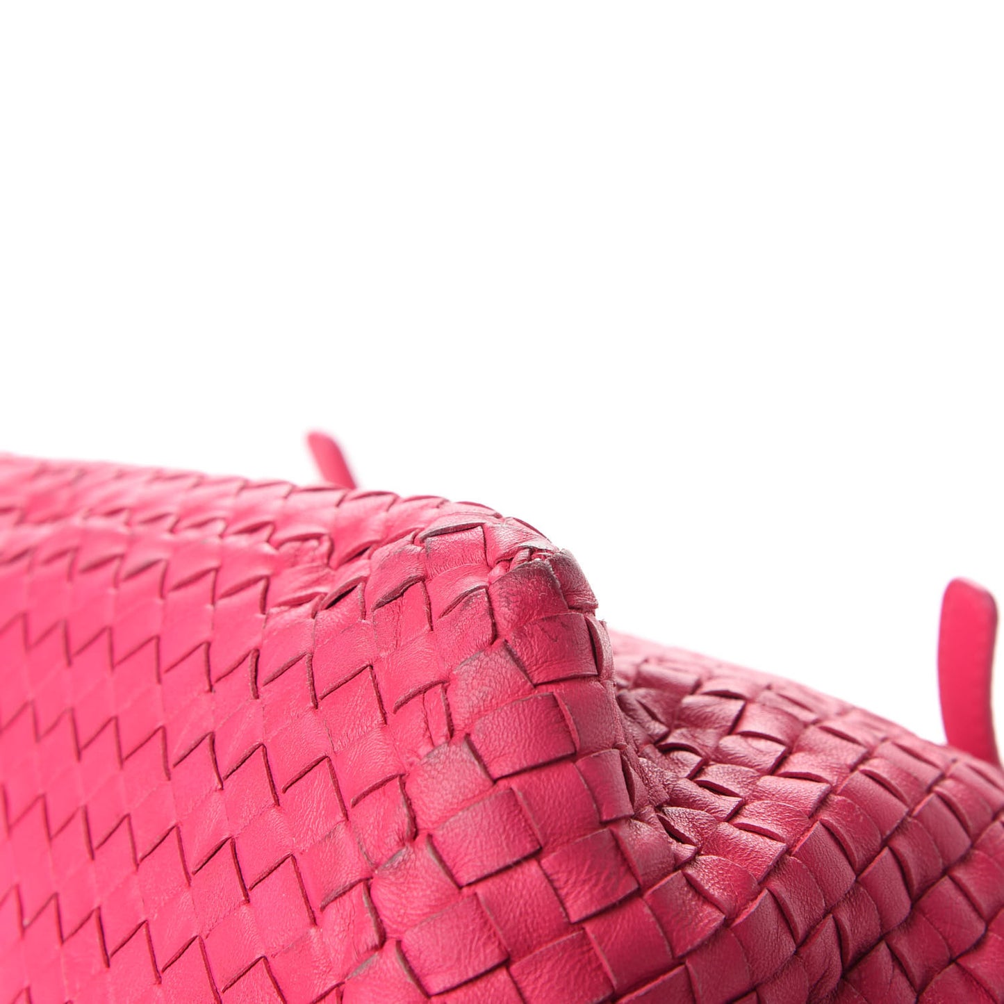Nappa Intrecciato Medium Seamless Tote Fuchsia