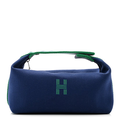 Hermes Canvas Small Bride-A-Brac Pouch Marine 1 of 6