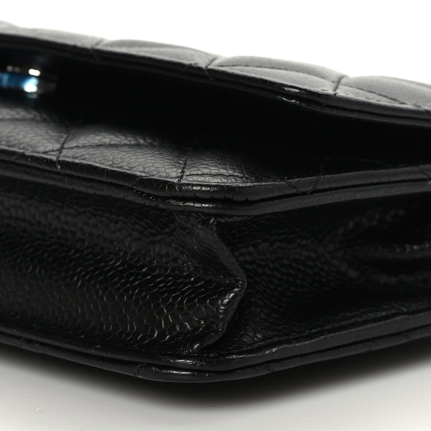 Chanel Caviar Quilted Wallet On Chain WOC Black 9 of 10