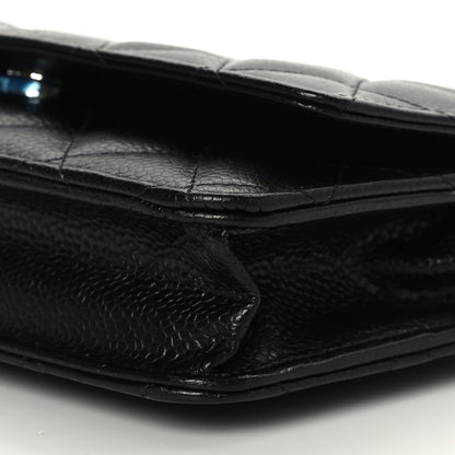 Chanel Caviar Quilted Wallet On Chain WOC Black 9 of 10