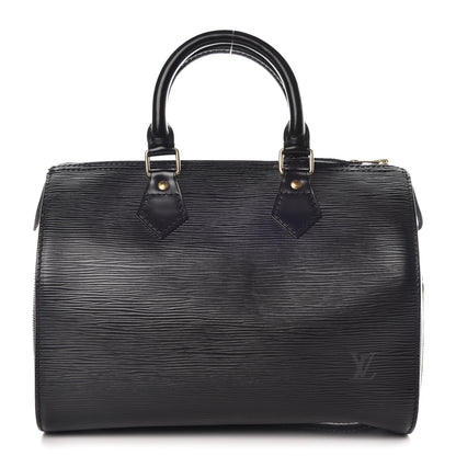 Louis Vuitton Epi Speedy 25 Black 1 of 15