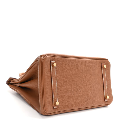 Hermes Togo Birkin 30 Gold 4 of 13