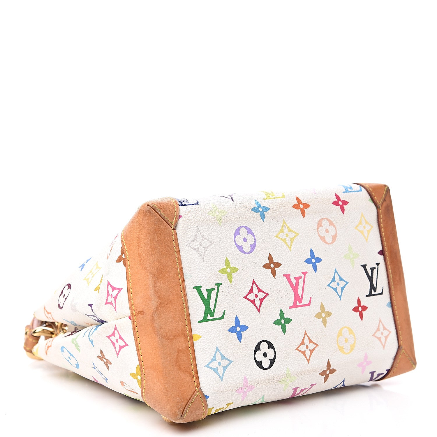 Louis Vuitton Monogram Multicolor Audra White 3 of 14