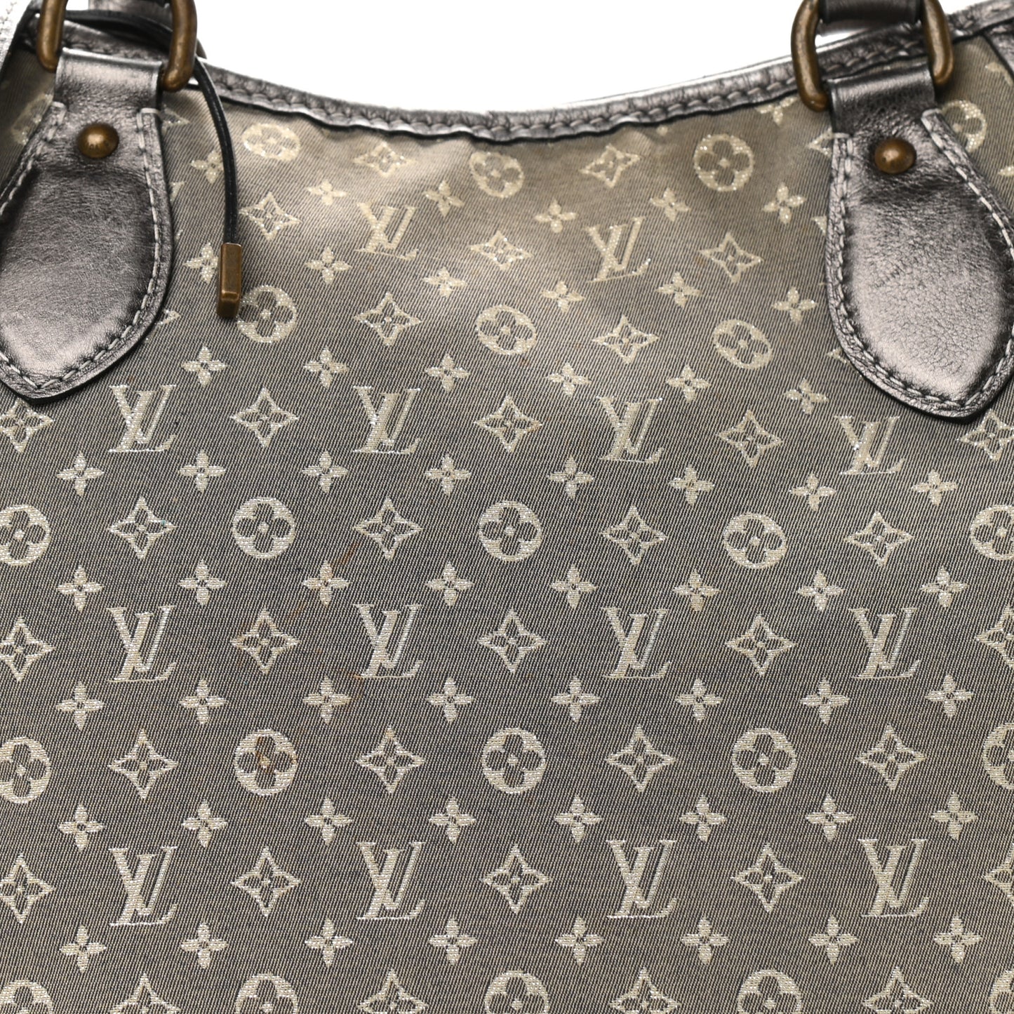 Mini Lin Monogram Besace Angele Platine