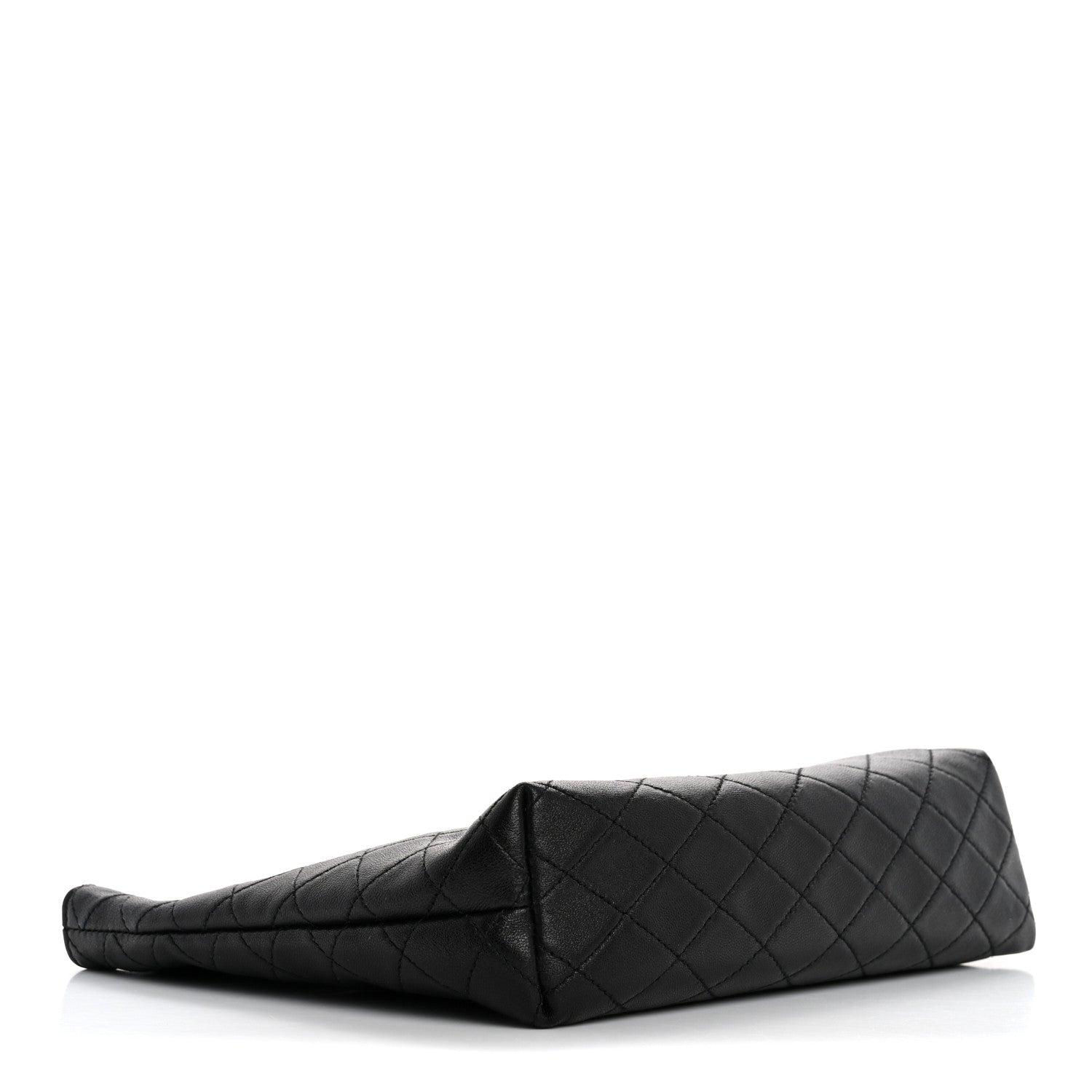 Saint Laurent Lambskin Quilted Gaby Cosmetic Pouch Black 4 of 12