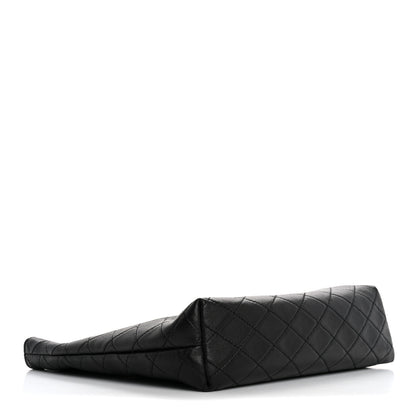 Saint Laurent Lambskin Quilted Gaby Cosmetic Pouch Black 4 of 12