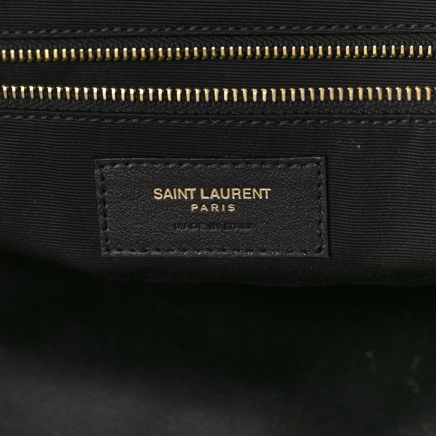 Saint Laurent Lambskin Quilted Maxi Icare Shopping Tote Black 6 of 8