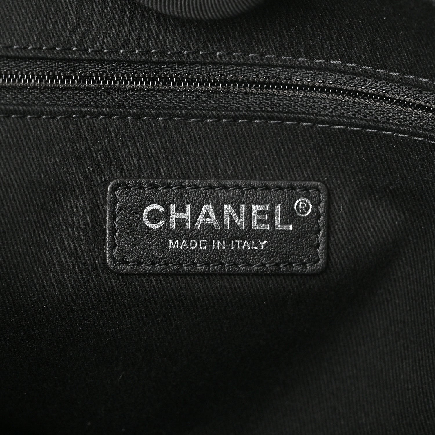 Chanel Mixed Fibers Small Deauville Tote Navy 5 of 9