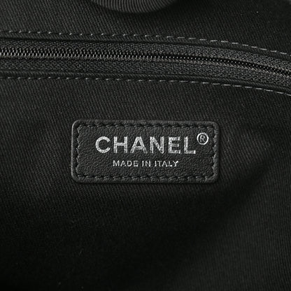 Chanel Mixed Fibers Small Deauville Tote Navy 5 of 9