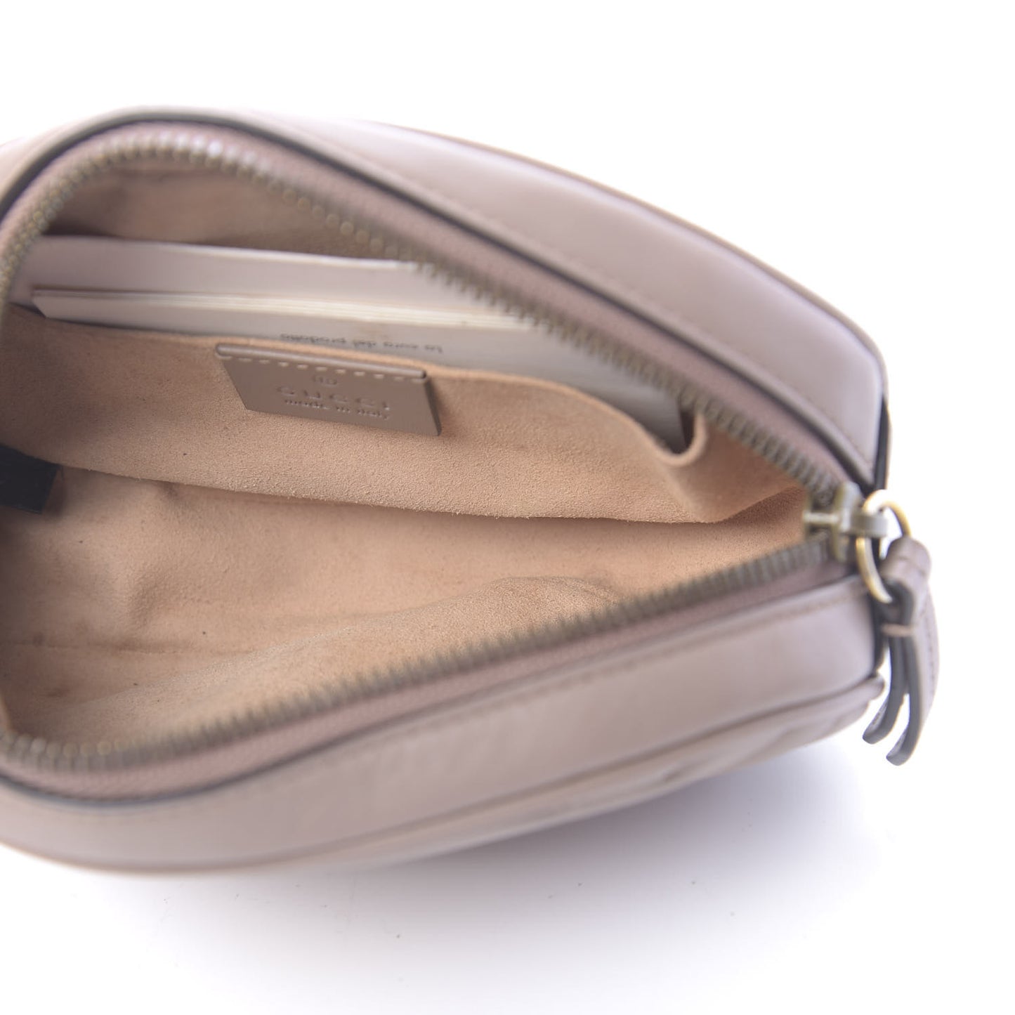 Calfskin Matelasse GG Marmont Belt Bag 95 38 Porcelain Rose