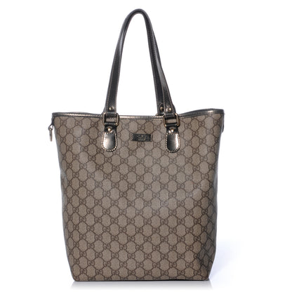 Gucci GG Plus Monogram Joy Shopper Tote Metallic 1 of 9