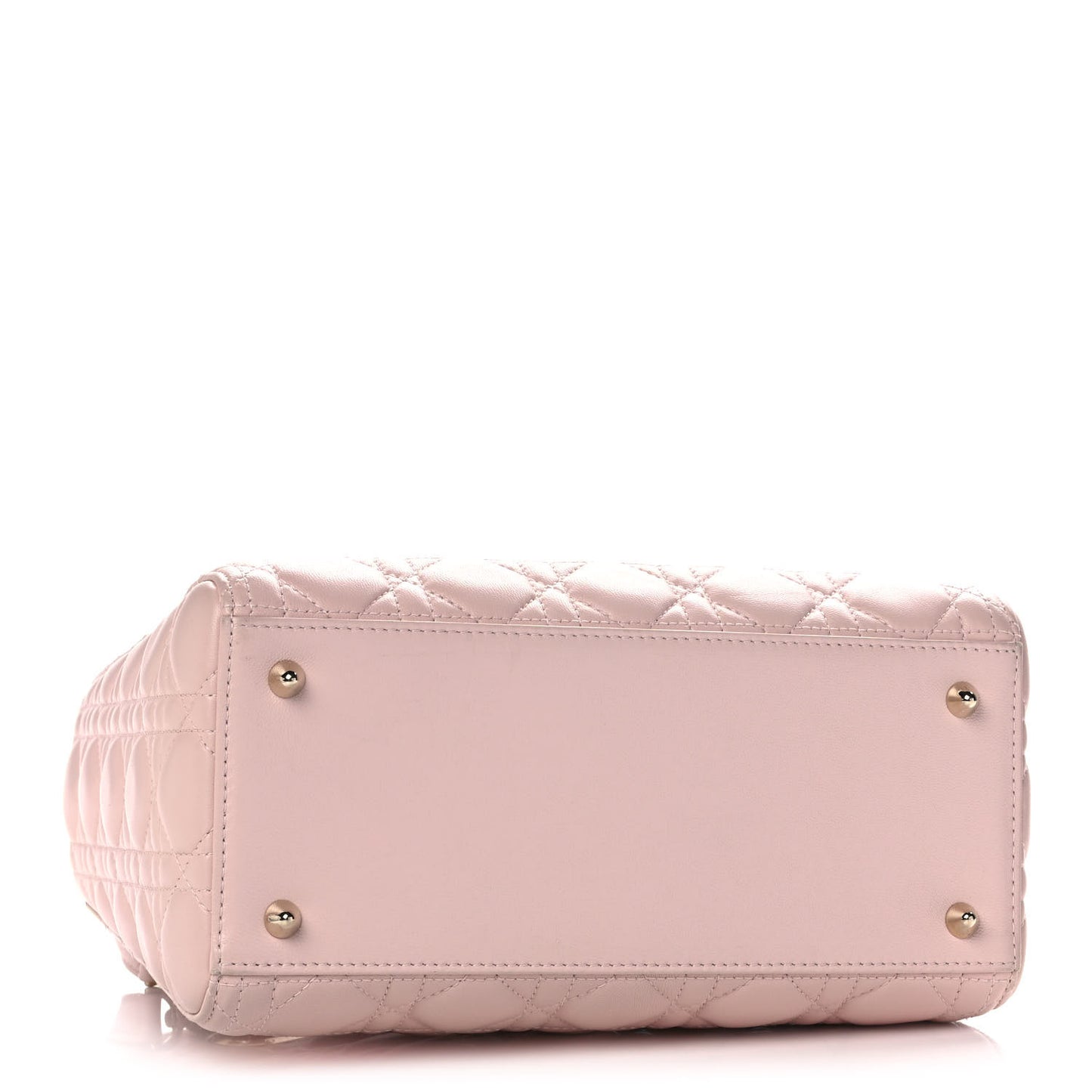 Lambskin Cannage Medium Lady Dior Light Pink