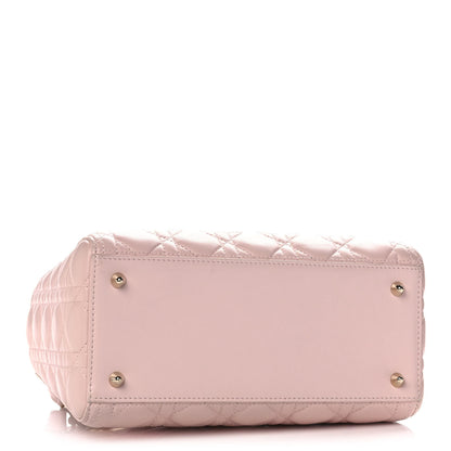 Christian Dior Lambskin Cannage Medium Lady Dior Light Pink 4 of 11