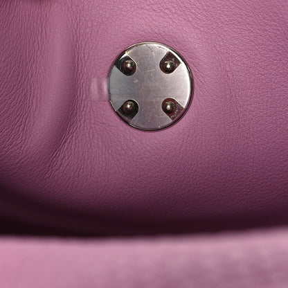 Hermes Taurillon Clemence Mini Lindy 20 Mauve Sylvestre 13 of 14