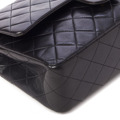Chanel Lambskin Quilted Medium Double Flap Black 6 of 11