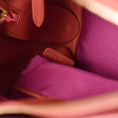 Burberry Grained Calfskin Medium Boston Bag Blossom Pink Peony Rose 10 of 10