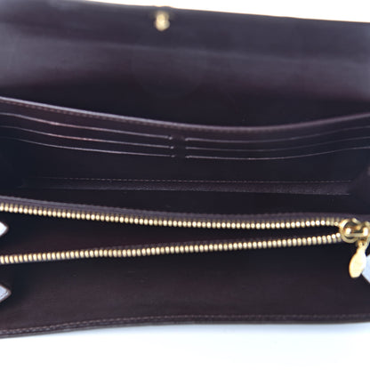 Louis Vuitton Vernis Sarah Wallet Amarante 5 of 8