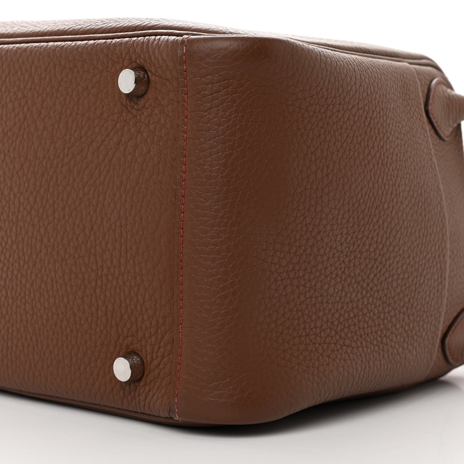 Hermes Taurillon Clemence Eclat Lindy 30 Marron D'Inde Rouge H 10 of 10