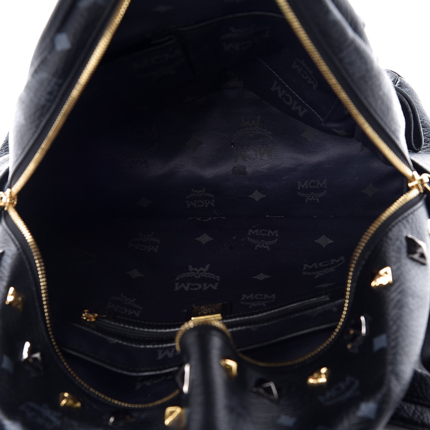 Visetos Studded Medium Stark M Backpack Black