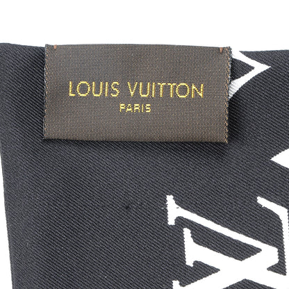 Louis Vuitton Silk Monogram Confidential Bandeau Black 6 of 6