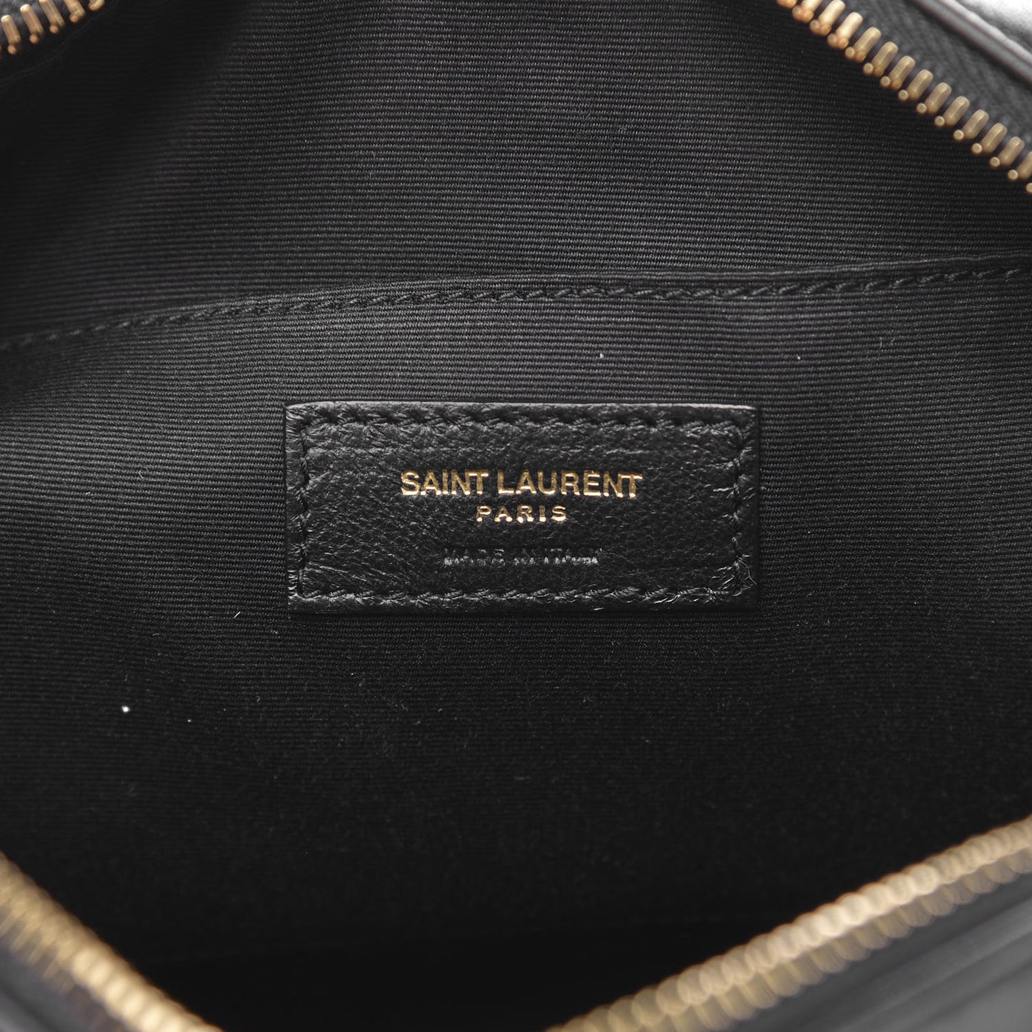 Calfskin Matelasse Monogram Lou Camera Bag Black