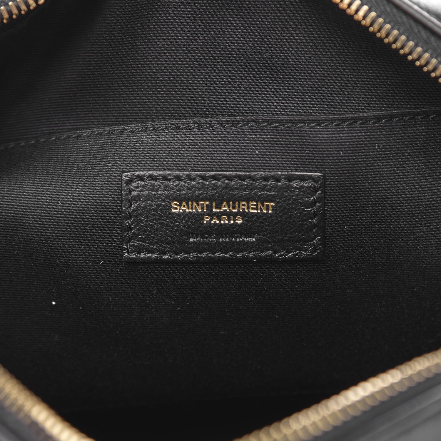 Saint Laurent Calfskin Matelasse Monogram Lou Camera Bag Black 6 of 9