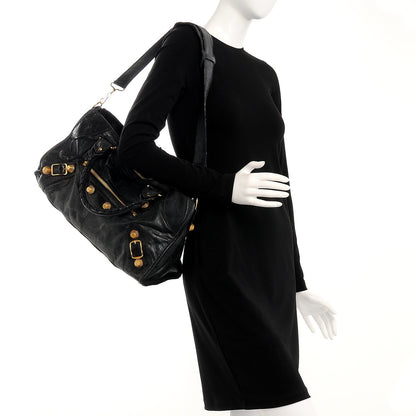 Balenciaga Chevre Giant 21 Gold Hardware Part Time Black 2 of 8