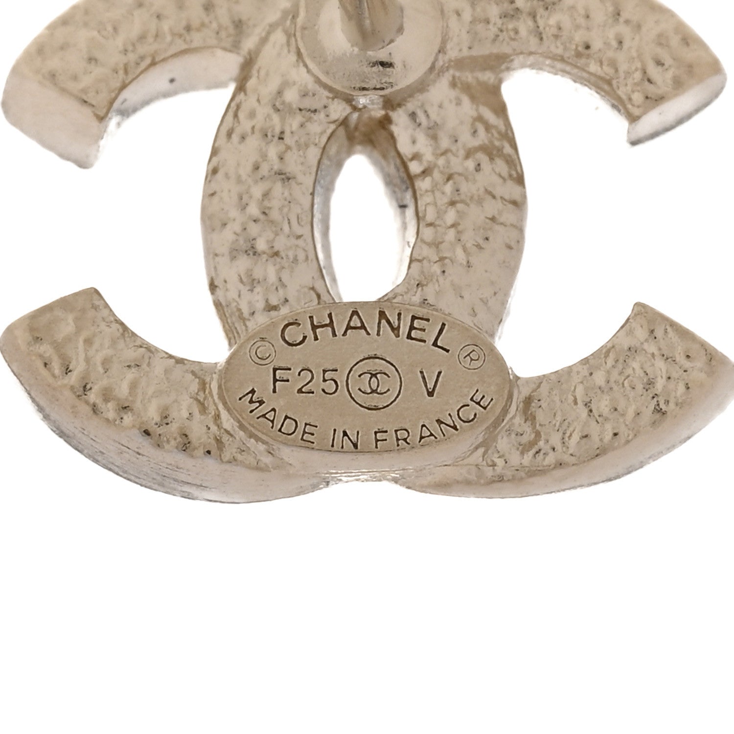 Chanel Crystal Mini Timeless CC Earrings Gold 4 of 5