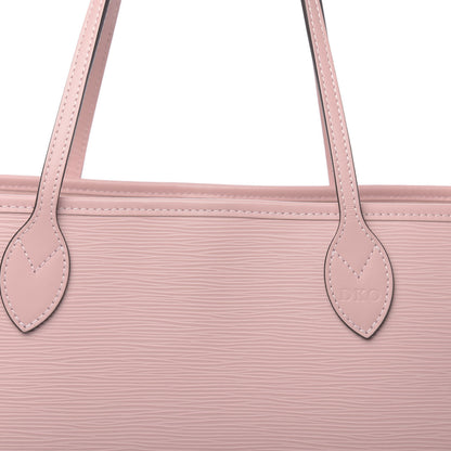 Louis Vuitton Epi Neverfull MM Rose Ballerine 9 of 12