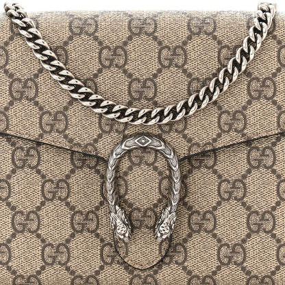 Gucci GG Supreme Monogram Mini Dionysus Chain Wallet Beige Taupe 8 of 12