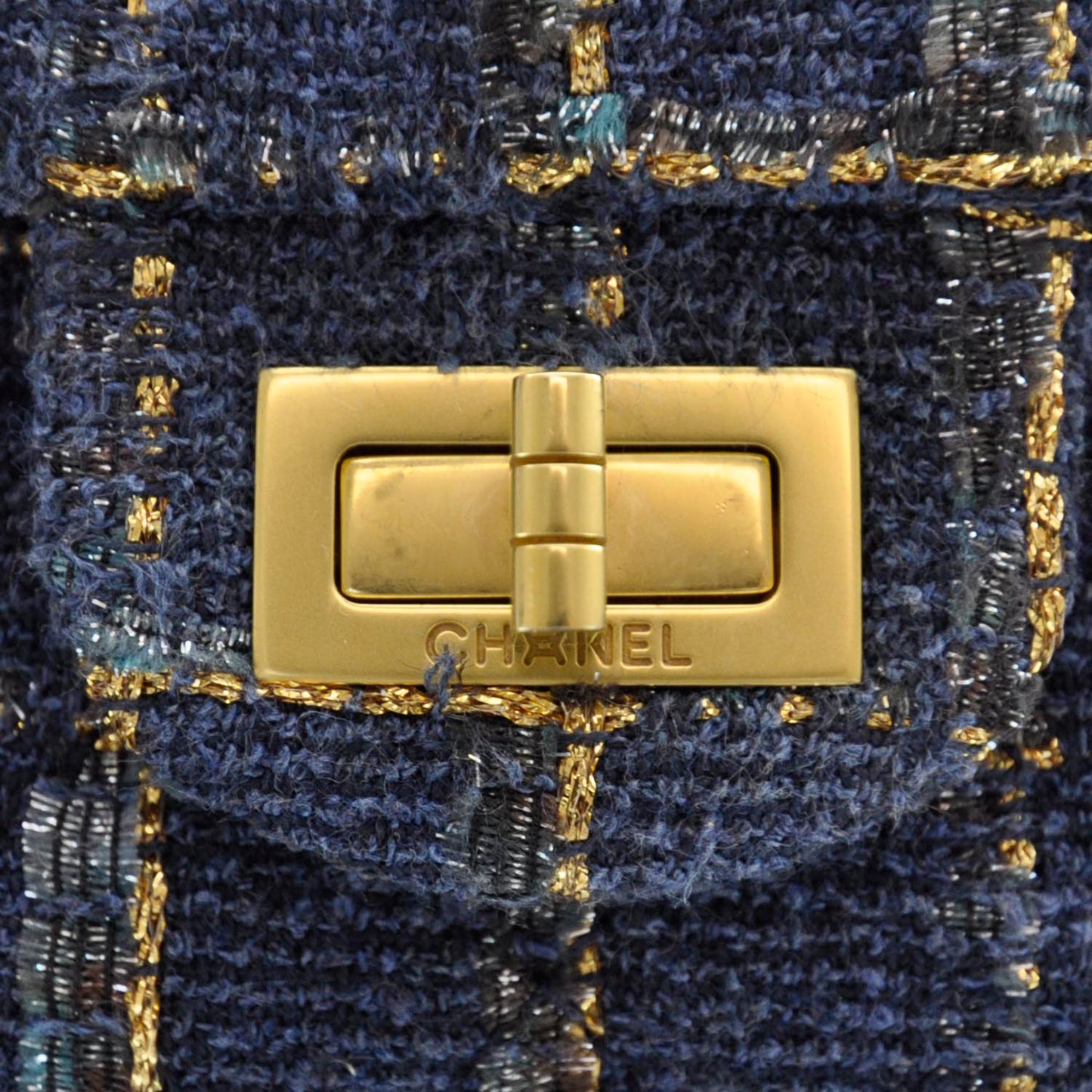 Fantasy Tweed 2.55 Reissue 226 Flap Blue