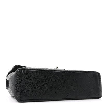 Chanel Caviar Quilted Maxi Double Flap Black 3 of 10