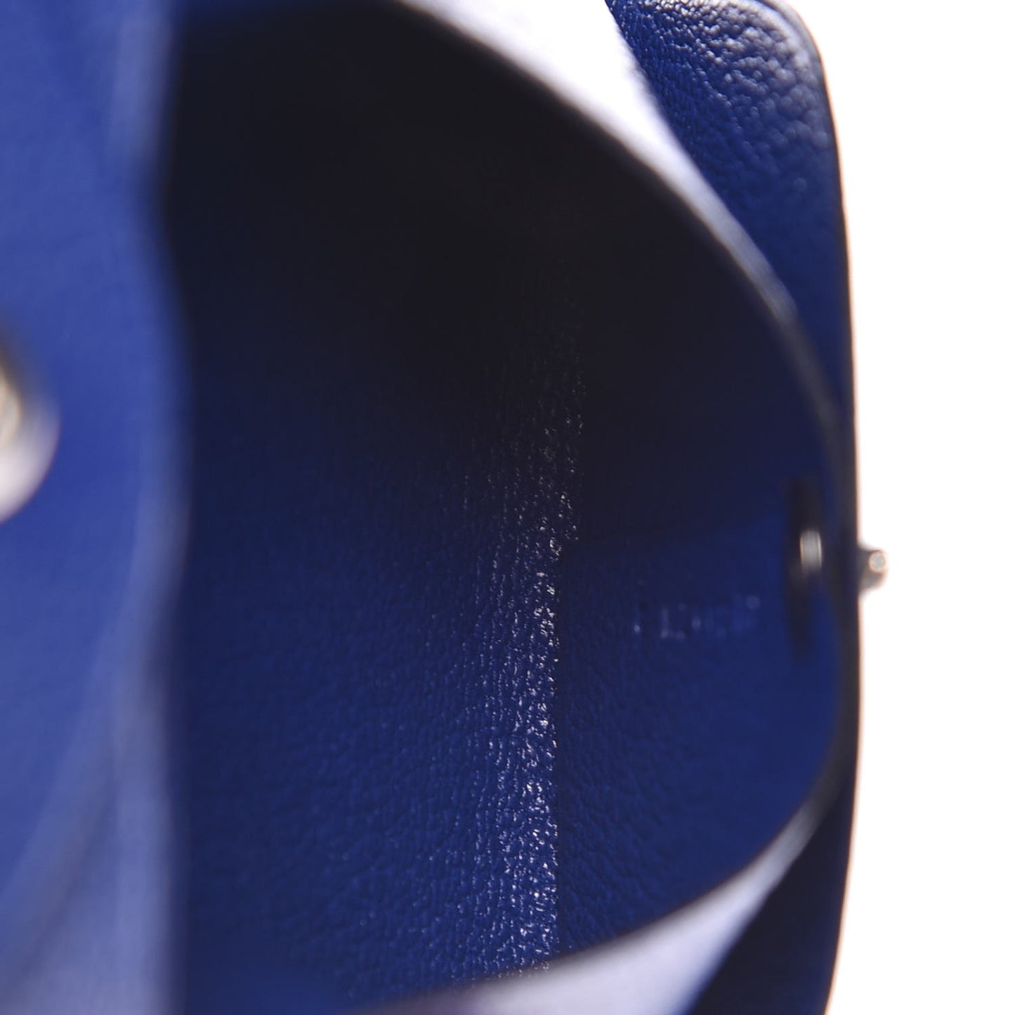 Chevre Mysore Bastia Coin Purse Bleu Electrique