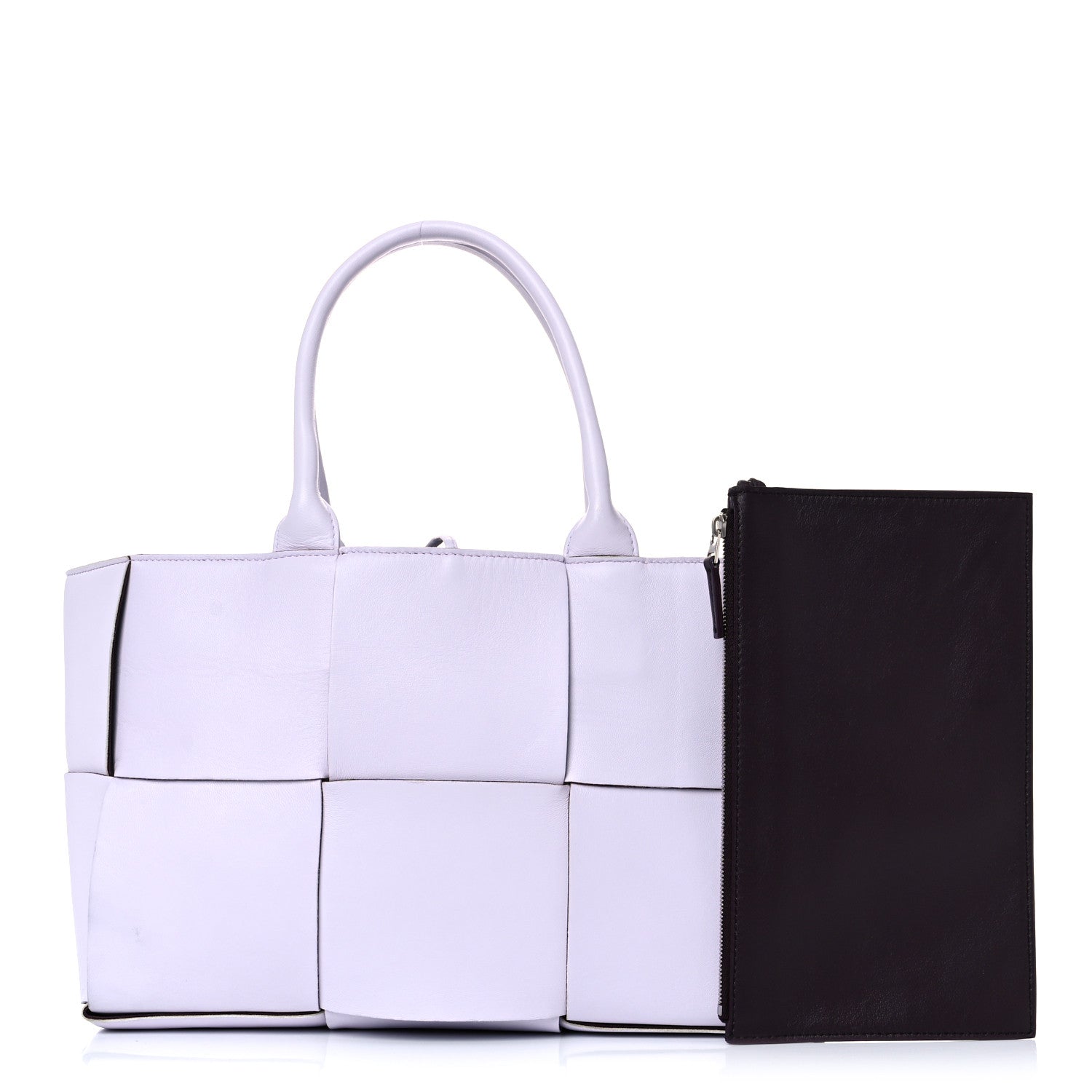 Bottega Veneta Nappa Maxi Intrecciato Small Arco Tote Mirth Washed Grape 19 of 19