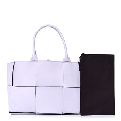 Bottega Veneta Nappa Maxi Intrecciato Small Arco Tote Mirth Washed Grape 19 of 19