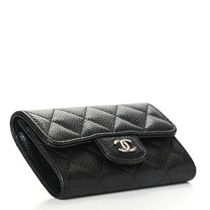 Chanel Caviar Quilted Flap Card Holder Black 4 of 8