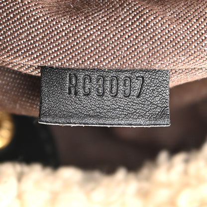 Louis Vuitton Patent Monogram Shearling Sac Thunder 7 of 9