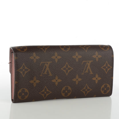 Louis Vuitton Monogram Emilie Wallet Rose Ballerine 3 of 7