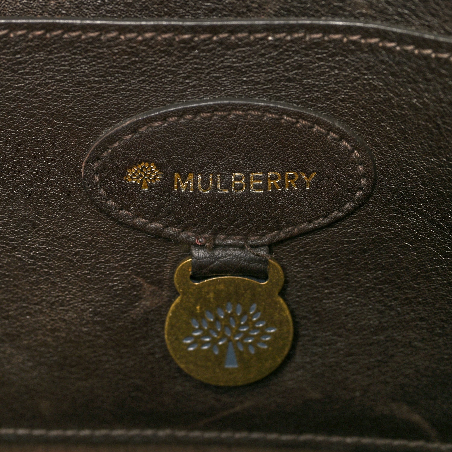 Mulberry Natural Leather Bayswater Chocolate 6 of 20